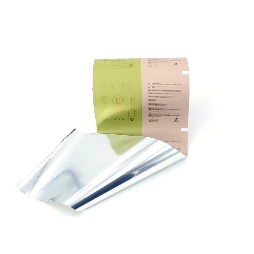 Food Snack Packaging Plastic Roll Film Custom Printed Food Packaging Laminated Roll Film Plastic Packaging Rolls