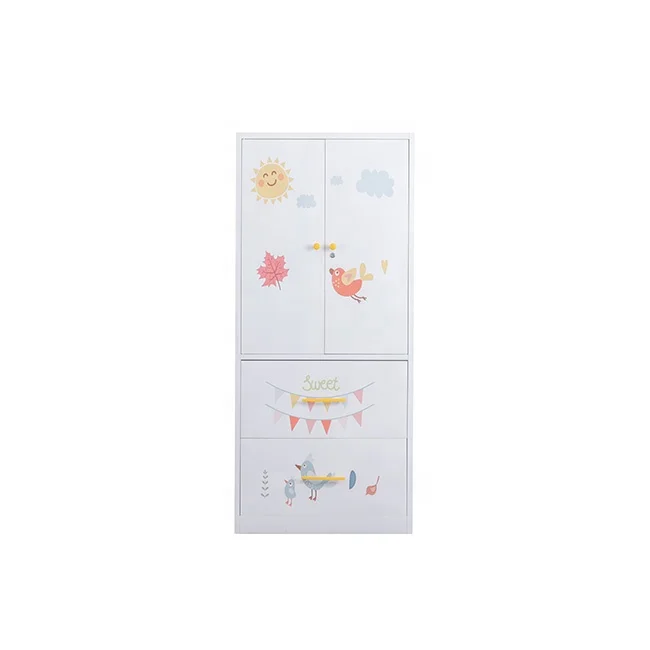 colorful with drawers metal locker kids closet wardrobe design sliding door steel baby kids wardrobe cabinet indonesia