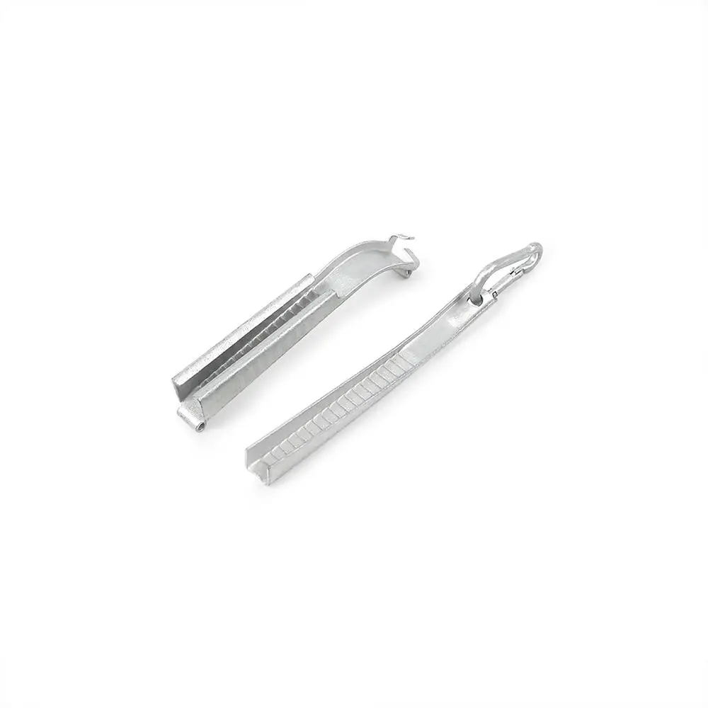 Galvanized Sheet Steel FTTH Fiber Optical Flat Dropwire Cable Anchoring Clamp