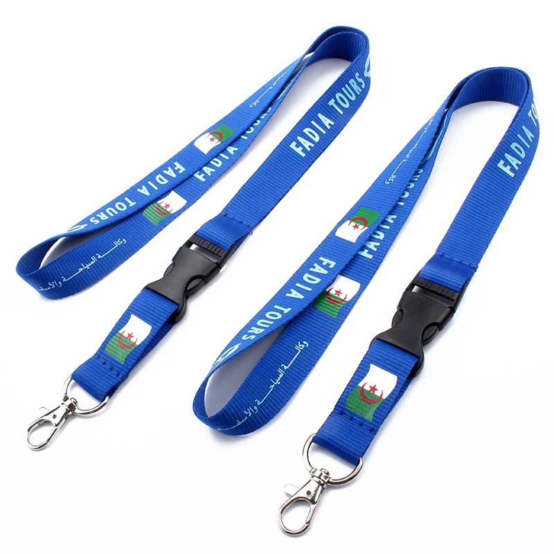 Factory sales free samples Custom Logo Polyester Airbus Lanyards for Mobile Phone