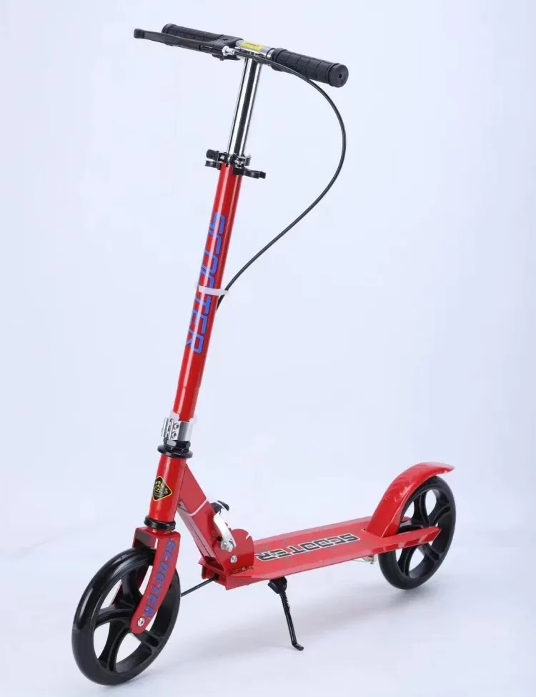 3 wheel adult kick scooter,big wheel frog mini kick scooter,kids foot petal kick scooter Folding Fast