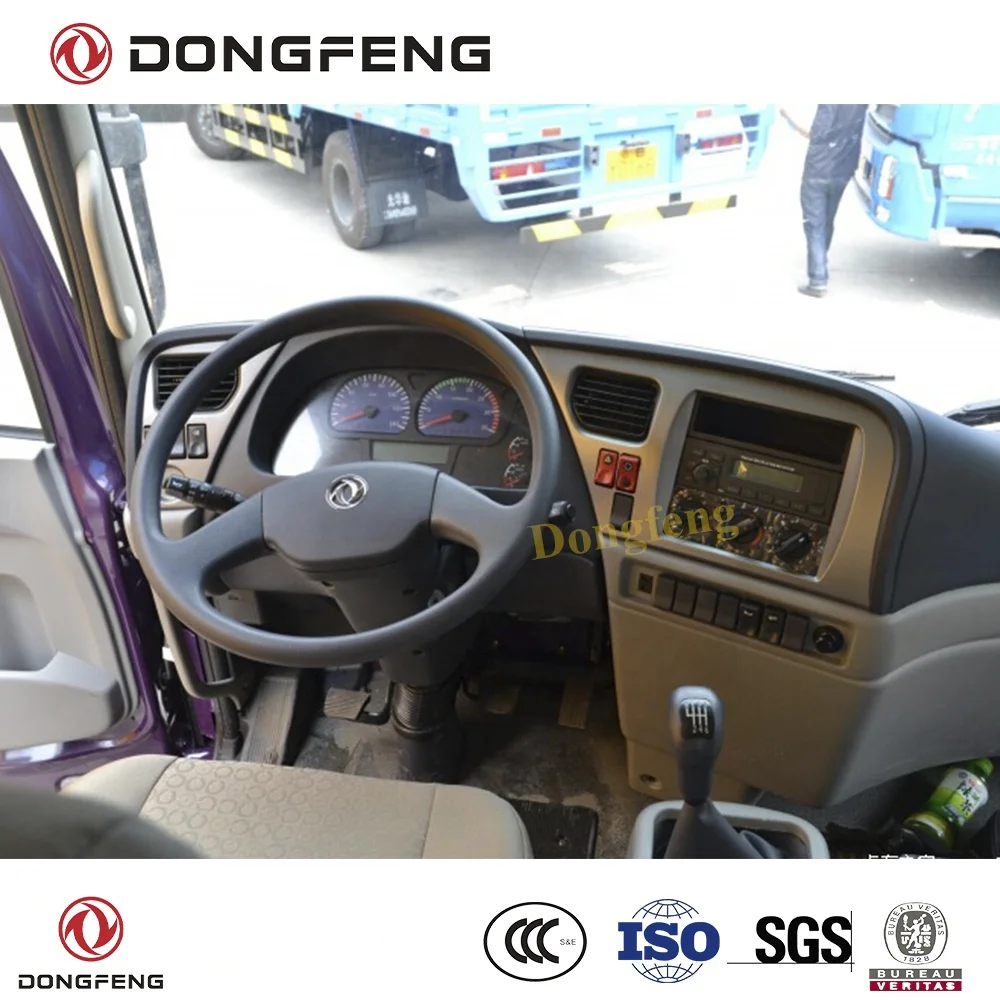 Dongfeng 4x2 dump truck 10 ton loading capacity cummins 210 HP diesel engine LHD  tipper truck