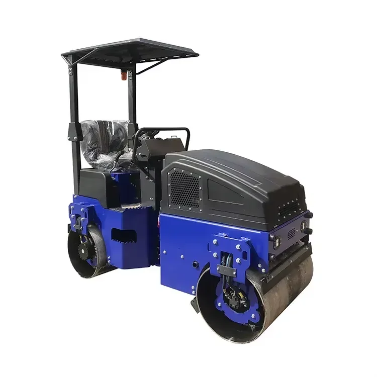 2 Ton Double Drum Vibratory Roller Compactor 18kw(24hp) Full Hydraulic Asphalt Roller Small Road Roller Machine