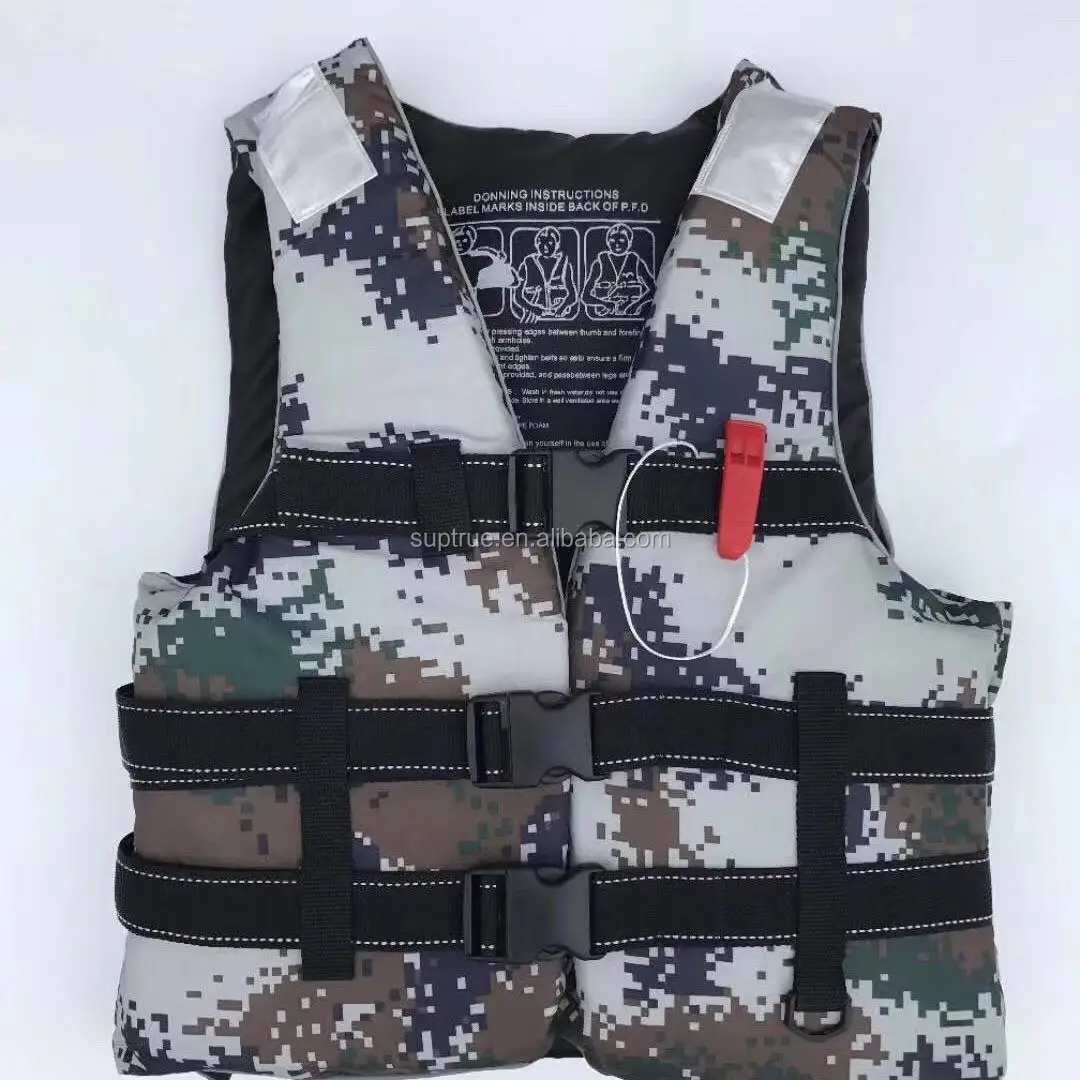Suptrue серый Камуфляжный спасательный жилет для взрослых pfd