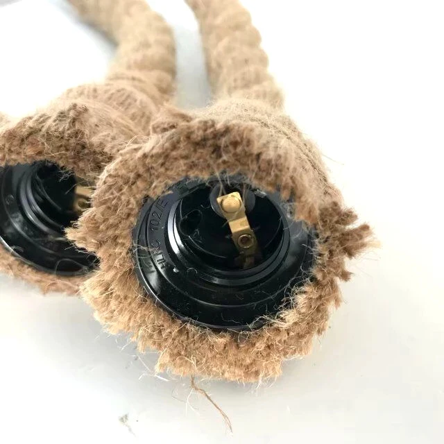 2*0.75mm2 1/2/3/5/10M Edison Vintage Electrical Wire Rope Twisted Wire Retro Textile Braided Cable Pendant Light Wire Lamp Cord