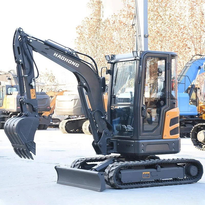 Гусеничный мини-экскаватор HAOHONG Kubota/Yanmar двигатель 3 5 тонны Ce/Epa/Euro
