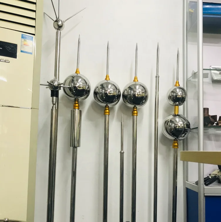 Сферический шар ESE молниеотвод система защиты молниевых стержней Ese комплект защиты молниевых стержней франклиновый воздушный терминальный стержень