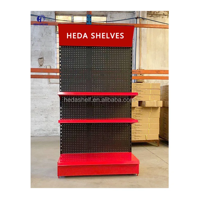 Metal Display Stand Retail store supermarket grocery store shelves shelving display gondola rack