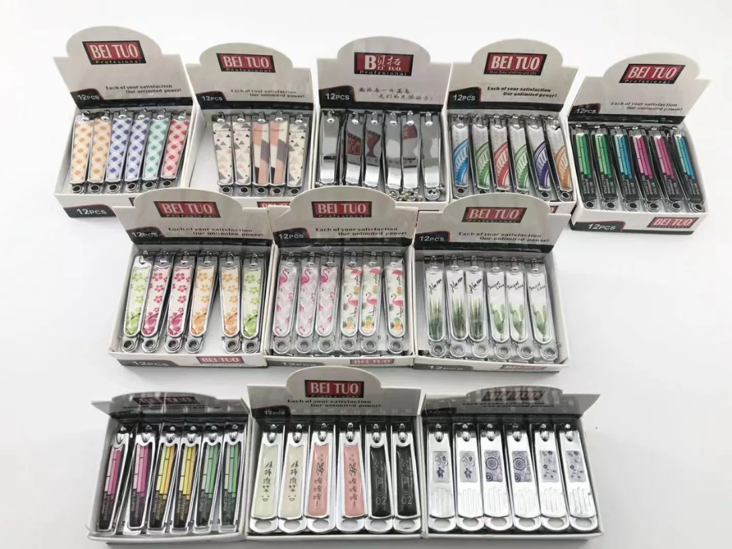 Wholesale Stainless Steel Customized Finger Professionalized Pedicure Manicure Bulk Toe Cutter Nail Clipper