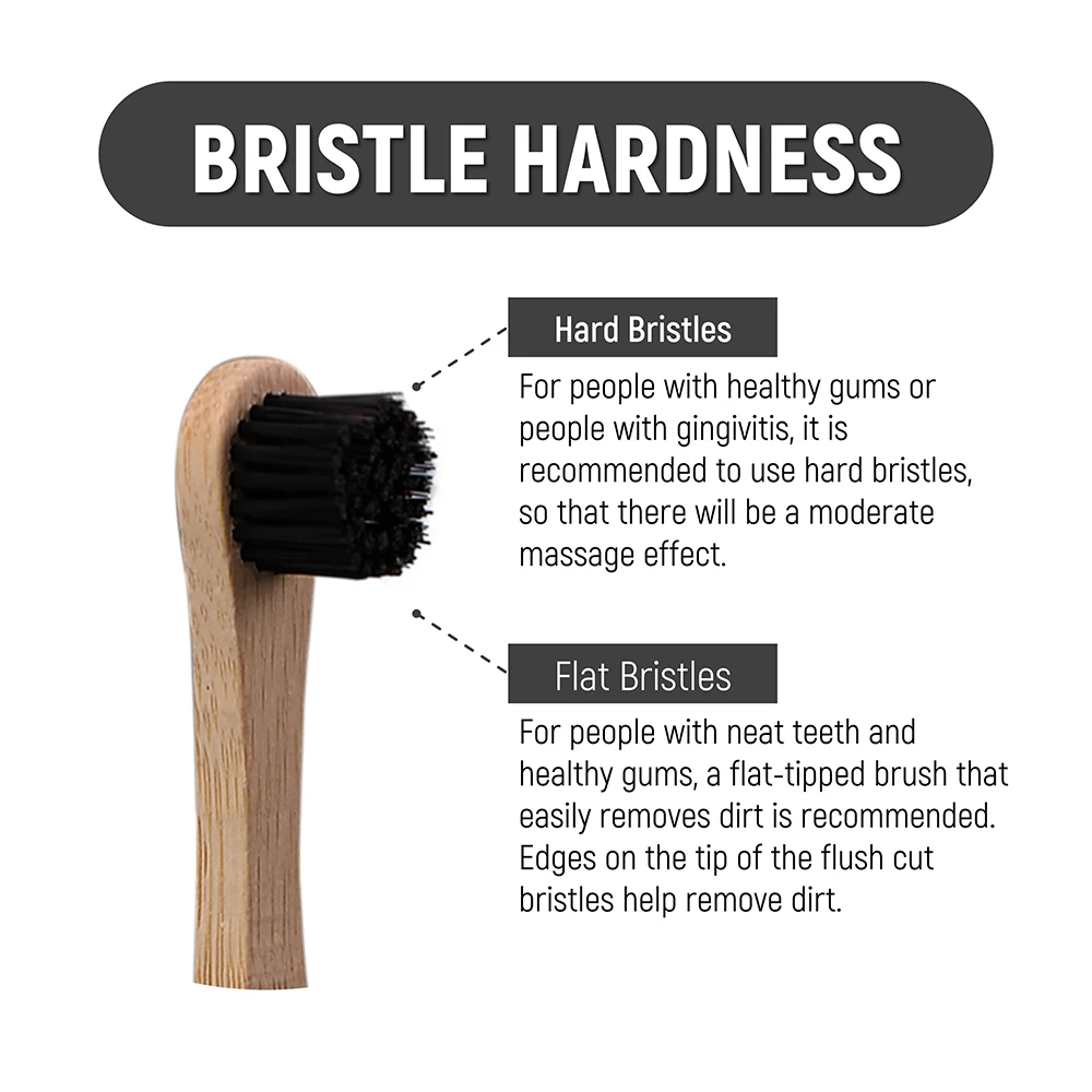 Charcoal tooth brush heads eco friendly toothbrush Biodegradable OEM child toothbrush round bamboo custom logo