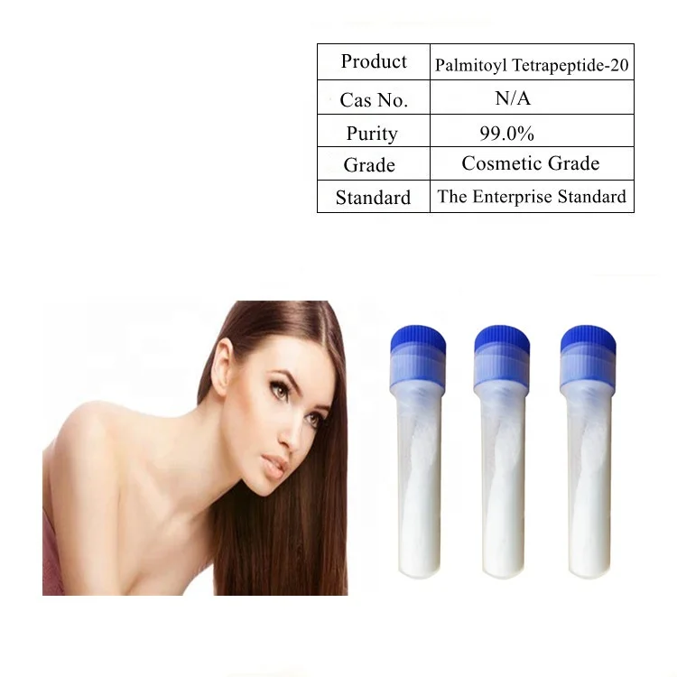 Palmitoyl Tetrapeptide 20 Powder Haircare ingredients PTP20 Peptide  Palmitoyl Tetrapeptide-20 Fast Shipping