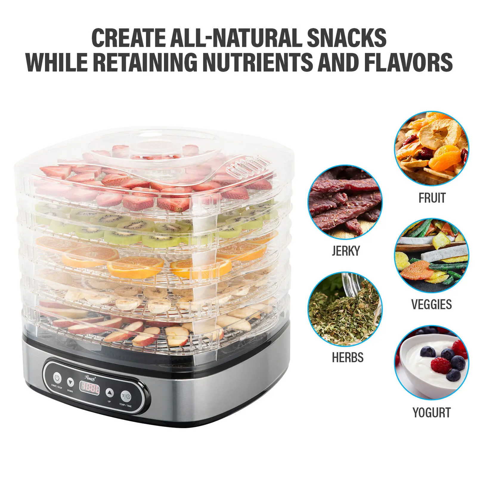 Freeze Dryer Food Food Dry Vegetables Fruit Pet Rations Stainless Steel Drying Machine With Five Elevating Layers