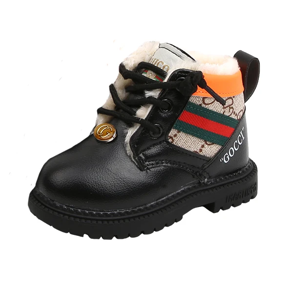 Детские Ботинки Martin; Бархатные От 1 до 5 лет для мальчиков; Детские зимние ботинки