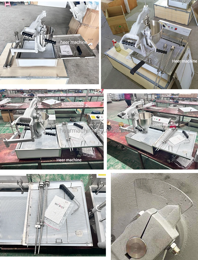 Automatic Manual Dough Pon De Ring Mochi Loukoumade Dropper Donut Machine Depositor