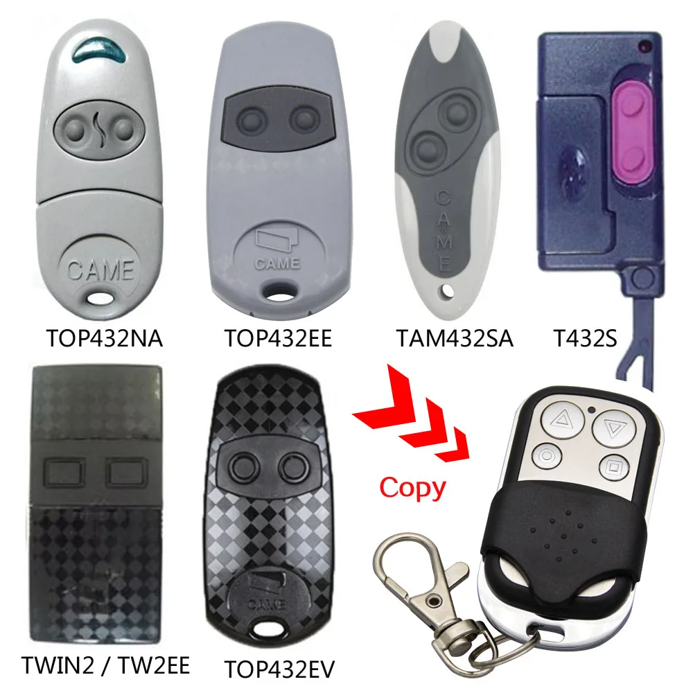 Copy CAME TOP432NA 433.92mhz garage door remote control CAME TOP432NA 433mhz1