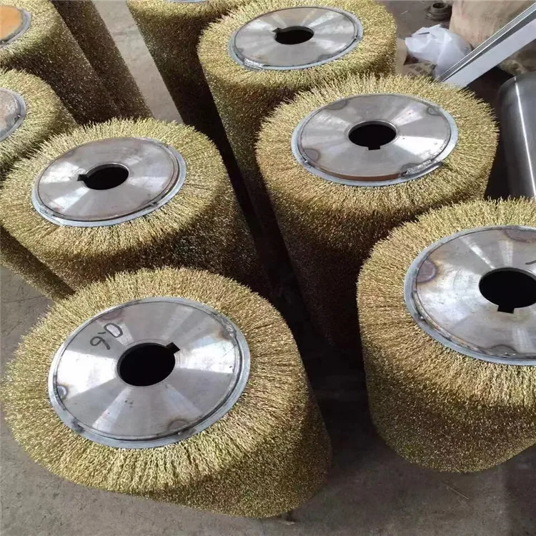 CMX Spiral Brass Wire Polishing Cylinder Brush Roller for Machine
