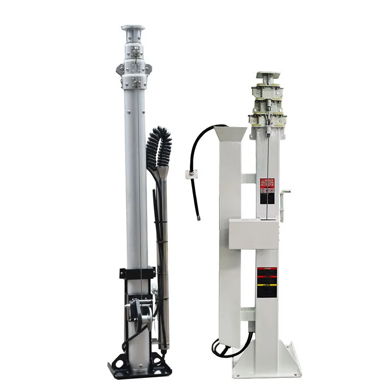 Truck Trailer Vehicle Telescopic Mast with Manual Electric Winch Telescopic Mast Best selling Heavy duty telescopic mast