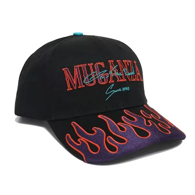 customized cotton hat man 3D embroidery original outdoor style caps