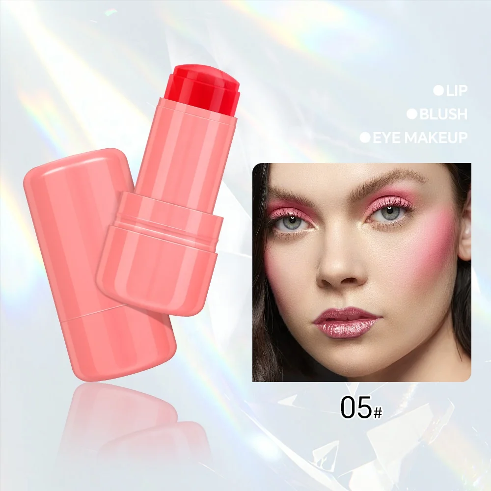 Professional Makeup Manufacturer Jelly Tint Custom Logo Sweet Style Cheek Blush Rose Stain Jelly Blush Stick