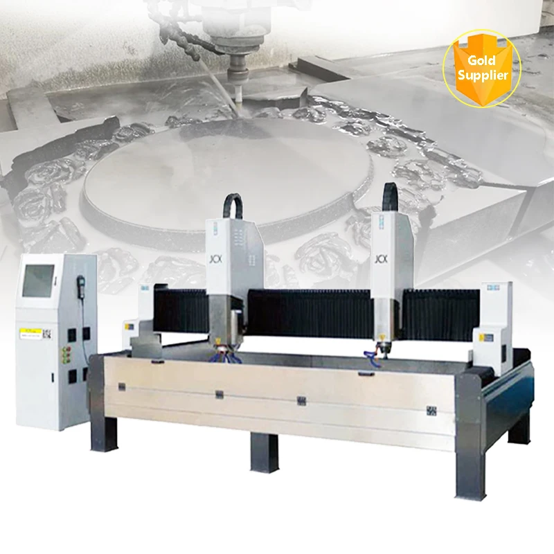 Heavy duty steel hot sale stone engraving cnc machine