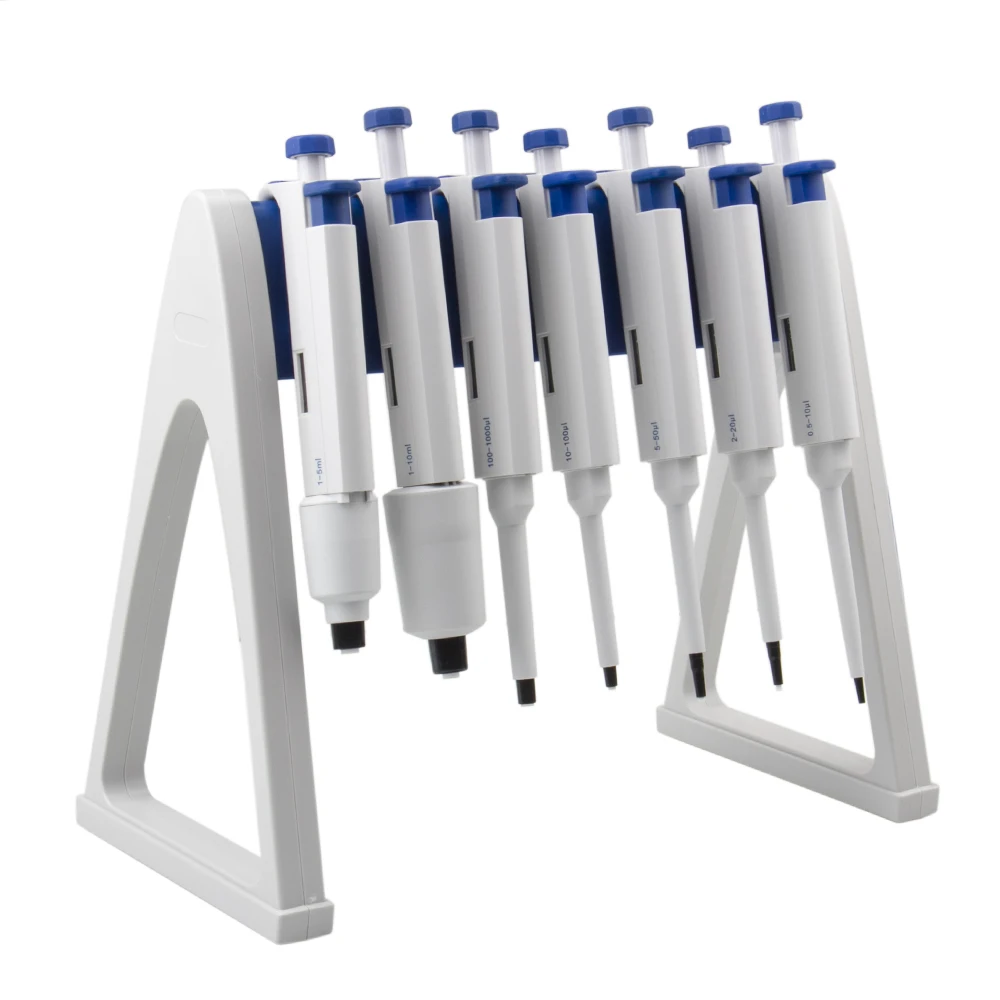 
Micropipette Stand Universal Single-Channel Multichannel Pipettors Rack and Holder Pipette Gun Holder Hold Up To 7 Pipettes 