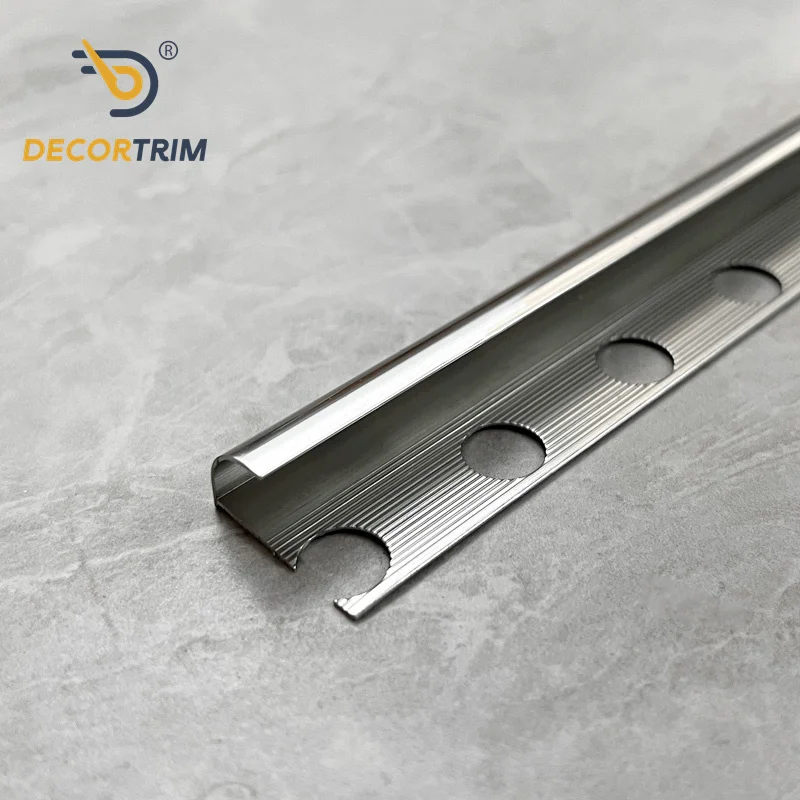 Prolink Metal Factory YJ-019 Wholesale Price Tile Accessories Decorated Metal Tile Strip Wall Ceramic Corner Aluminum Tile Trim