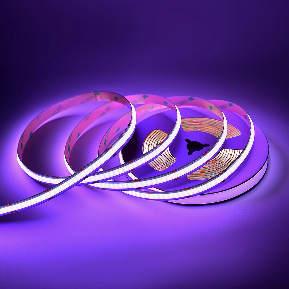 Dc24v Perfect Uniformity 840led/m 768led/m Rgb Cob Led Strip Light Neon Light True Color Cabinet Light Cupboard Light