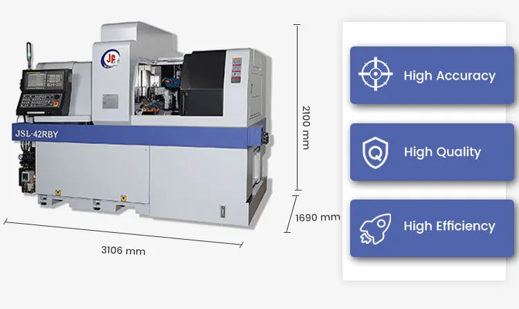 JINN FA High-speed JSL-42RBY Precision 8-axis Linkage Driving Turning Milling Cnc Lathe