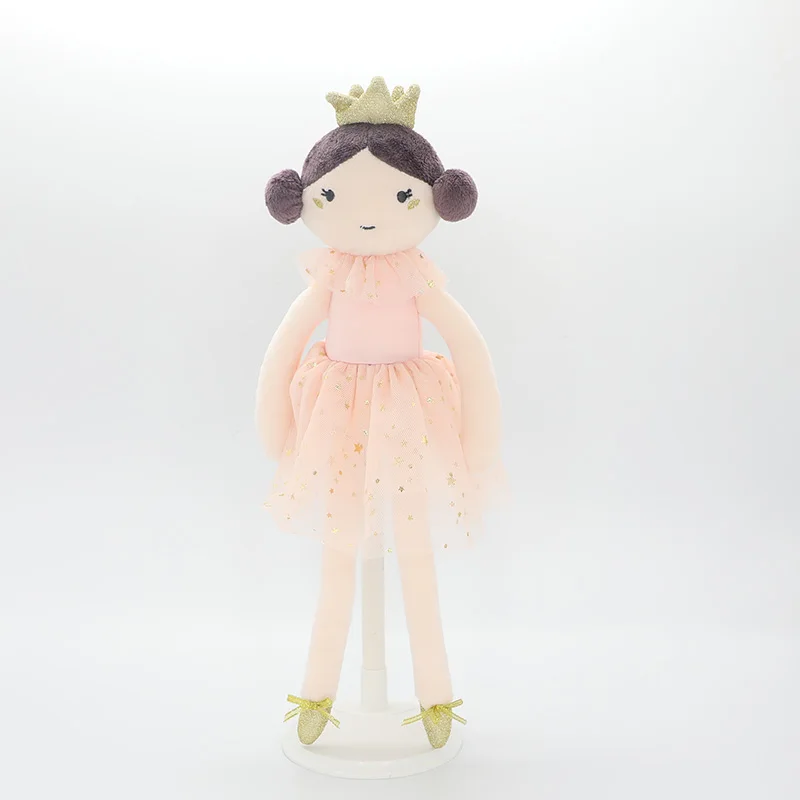 wholesale cute designed cartoon baby plush toy hot sale stuffed animal doll custom princess plush toys
