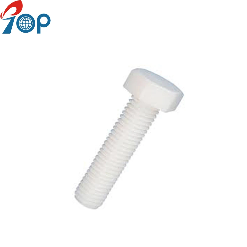 
Moderate price M5 M6 M8 M10 M12 Nylon Plastic Hex Head Bolt 