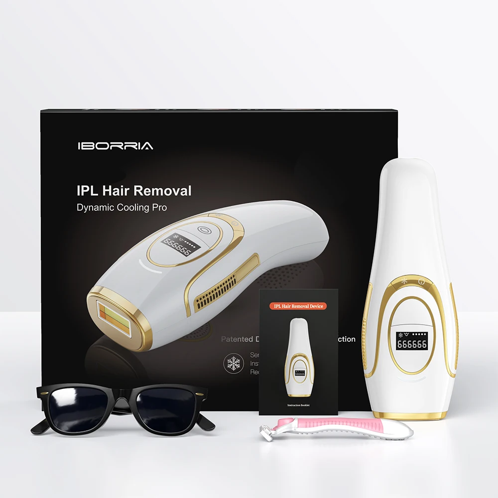 wholesale pulsed light women epilator portable hair removal for body and face