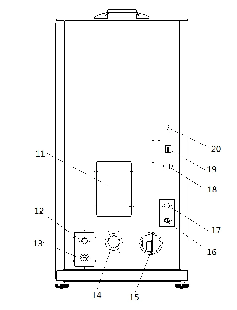 Hot sale new design  hydro pellet stove with CE Efficient