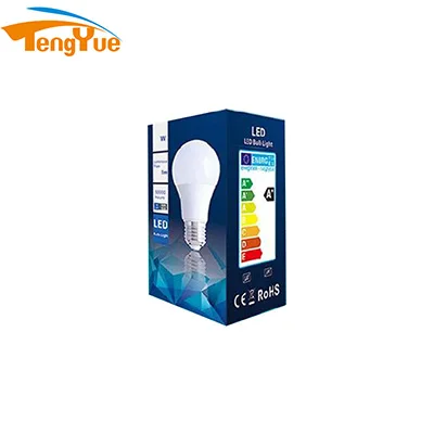 Customized LED Table Lamp Packaging Boxes Energy Saving Light Bulb Printing Packaging Art Paper Paper Box