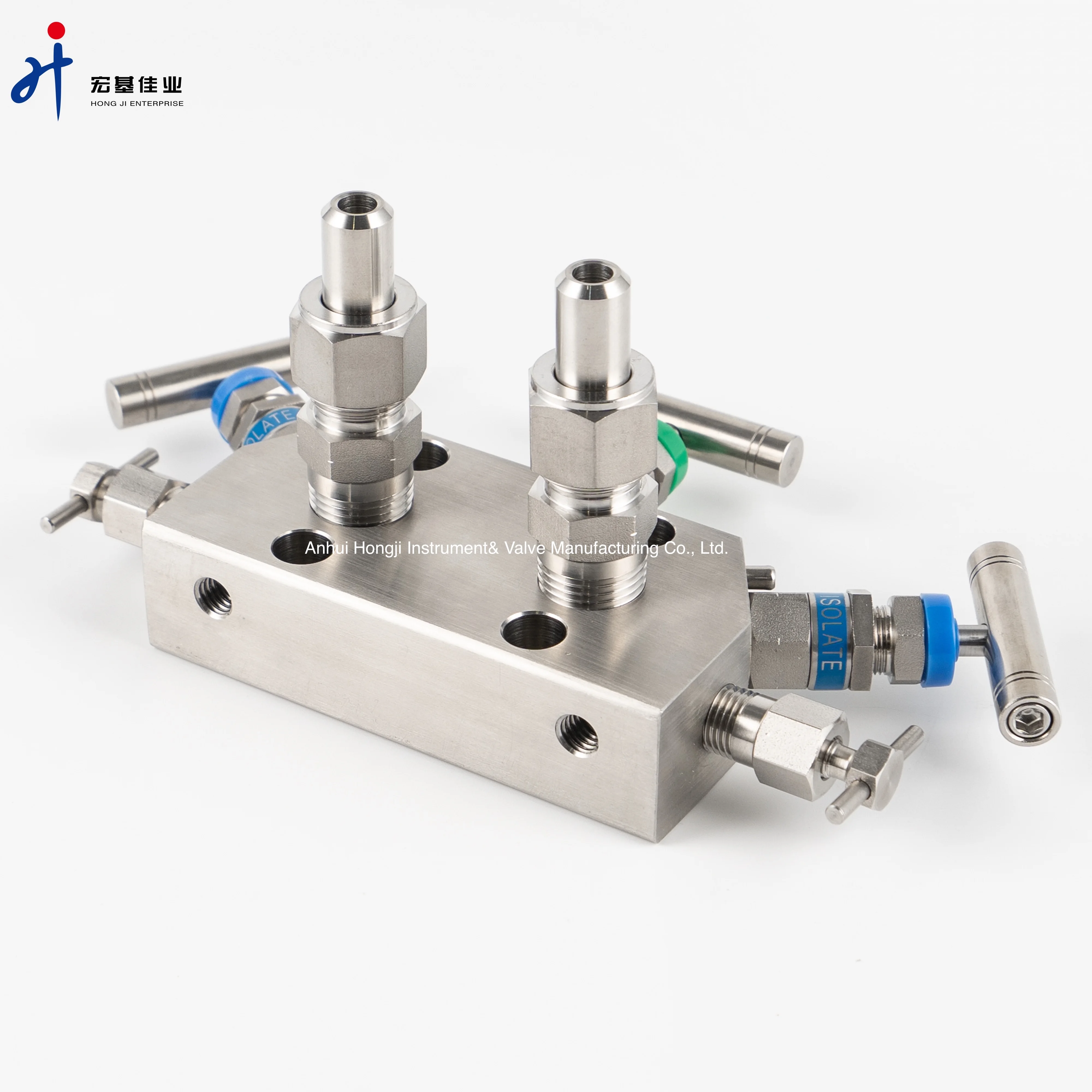 Stainless Steel 316 Coplana Stainless Steel 3-Valve Manifolds 6000psi for Rosemount Transmitter