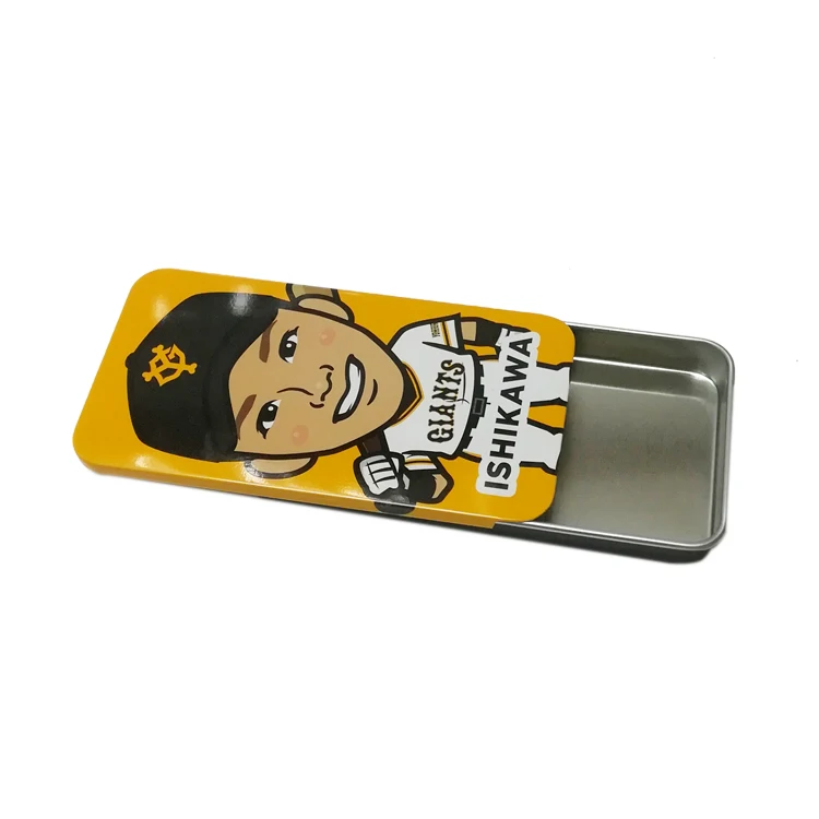 Western Union Wholesale Rectangular Tin Can, Mint Tin Box, Sliding Tin Box