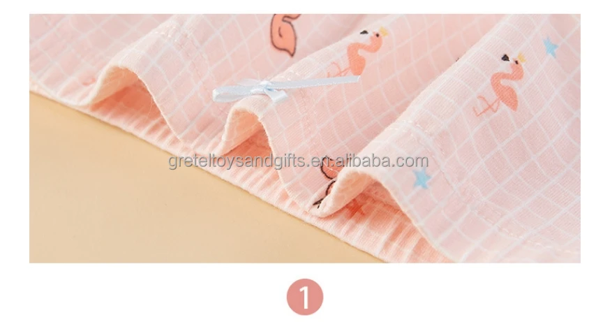High Quality cotton underwear children underwear girl school kids underwear for wholesale panties briefs