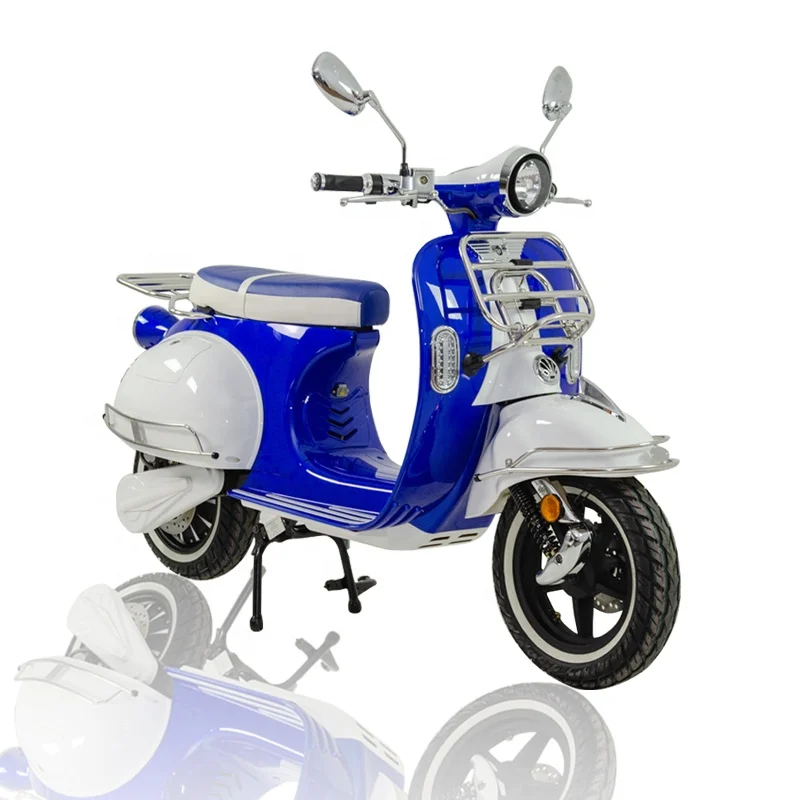 L3e Super Big Power  Retro Classic Electric Scooter With Removable Lithium Battery EEC Approved