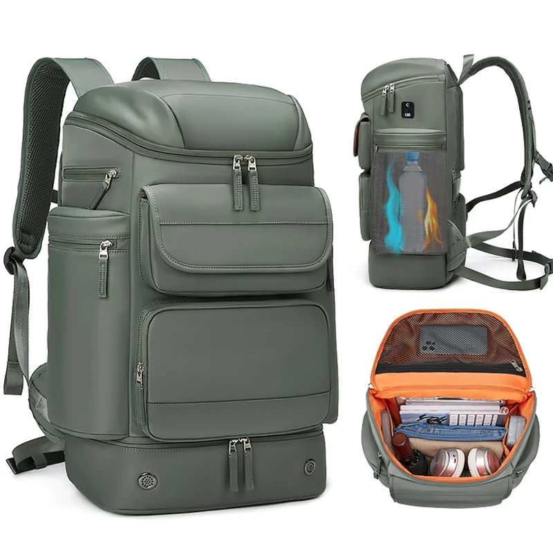 Прочный Оксфордский тканевый очень большой рюкзак для ноутбука Модный деловой Противоугонный водостойкий с USB