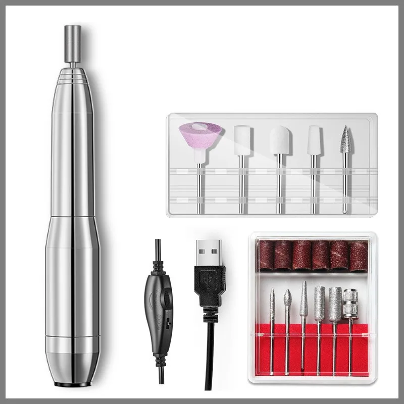 
Professional Strong Electric Nail Drills, Usb Charging Portable Efile Micromotor Nail Drill Machine 2021// 