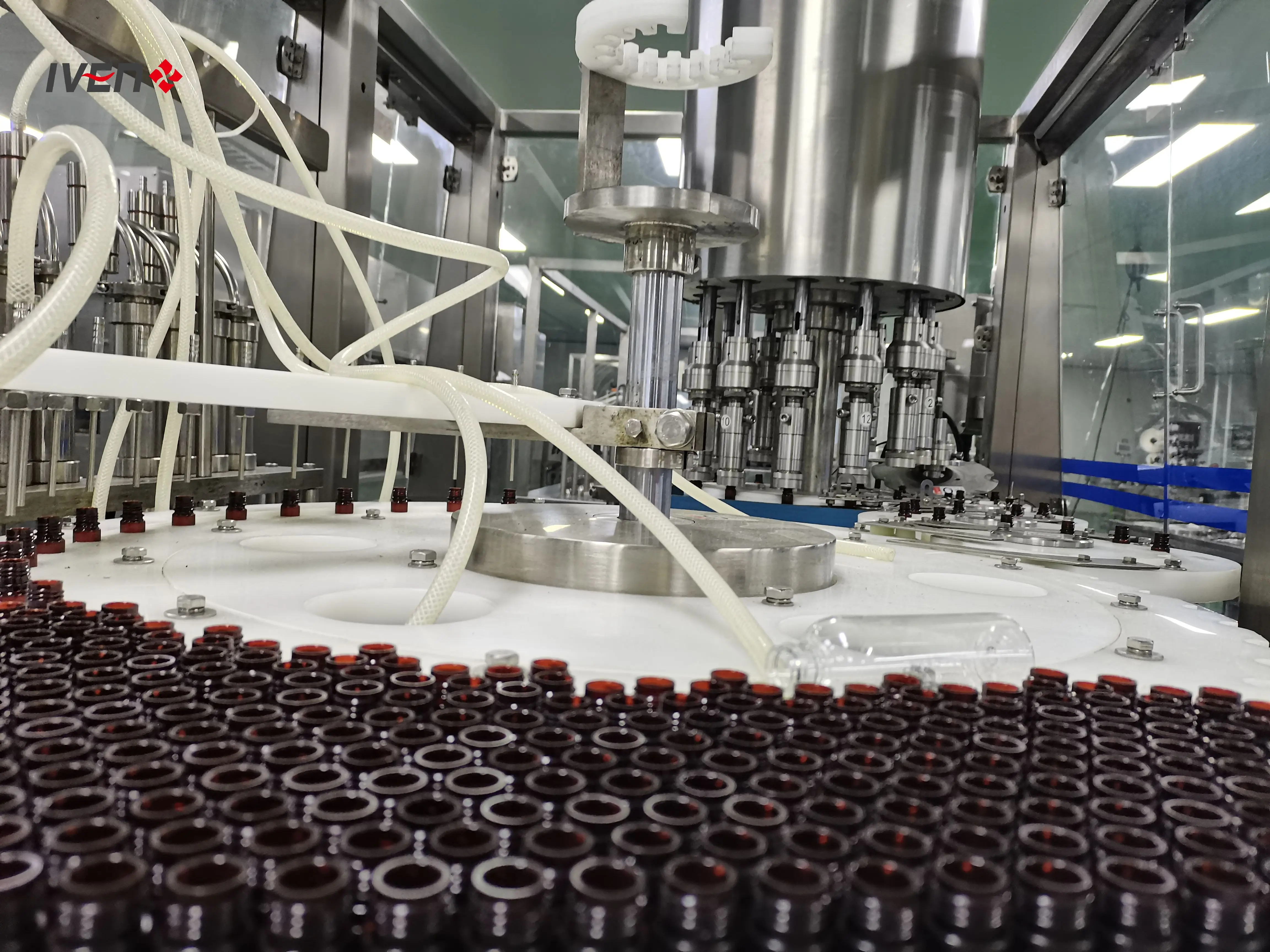 High Speed Vitamin Syrup Bottling and Washing Production Line Bottle Filling and Washing Line for Vitamin Syrup