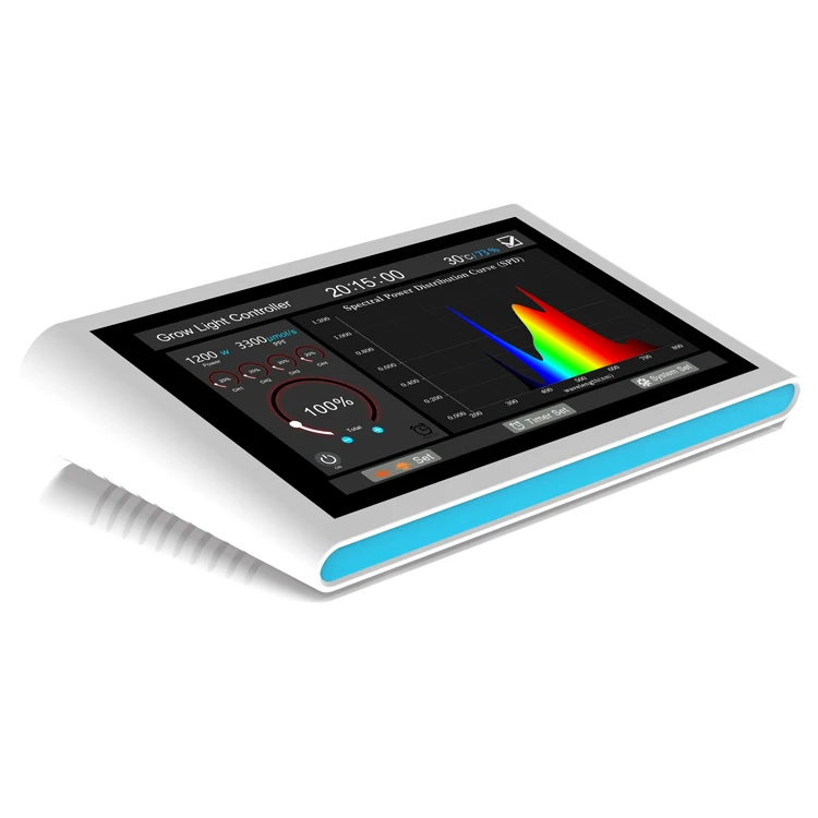 RJ14 grow light controller for led grow light intelligent  touch screen smart controller