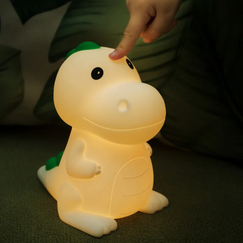 BETTER Kids Animal LED Sleep Light Dinosaur Pat Lamp Nursery Night light Silicone Night Lamp For Baby