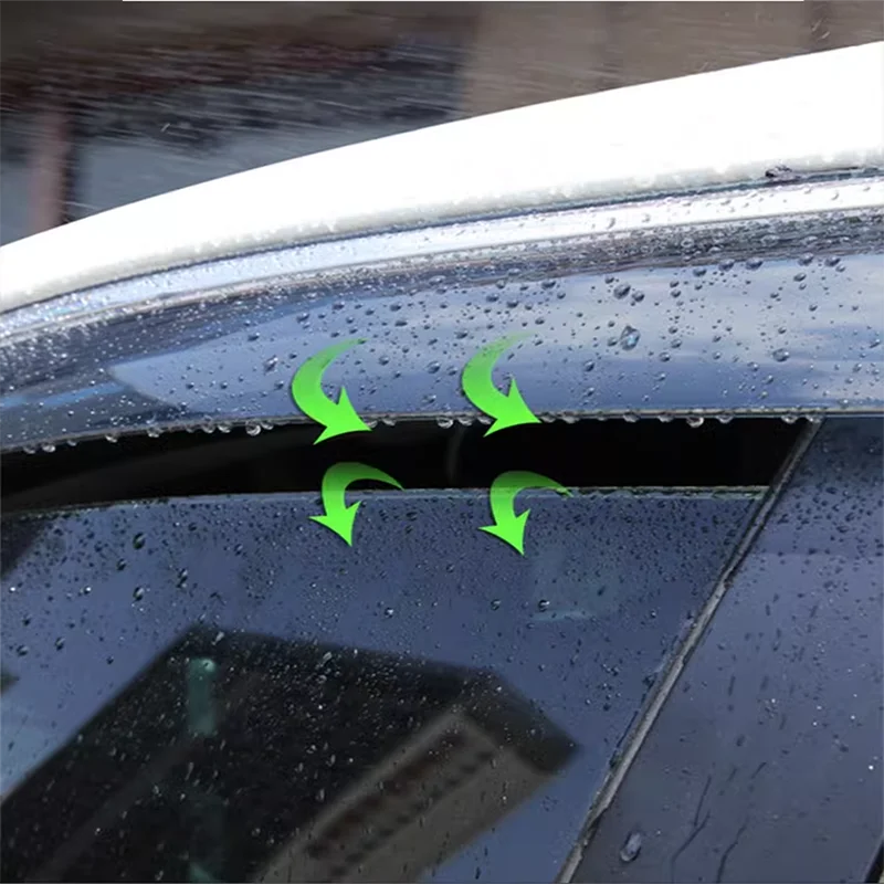 Car window deflector exterior trim OEM for 2018 Honda UR-V rain shield sun visor trim