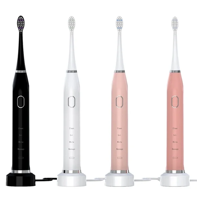 HONGLONG Sonic Electric Tooth Brush Family Customized Logo Replaceable Ultrasonic Vibration Toothbrushes