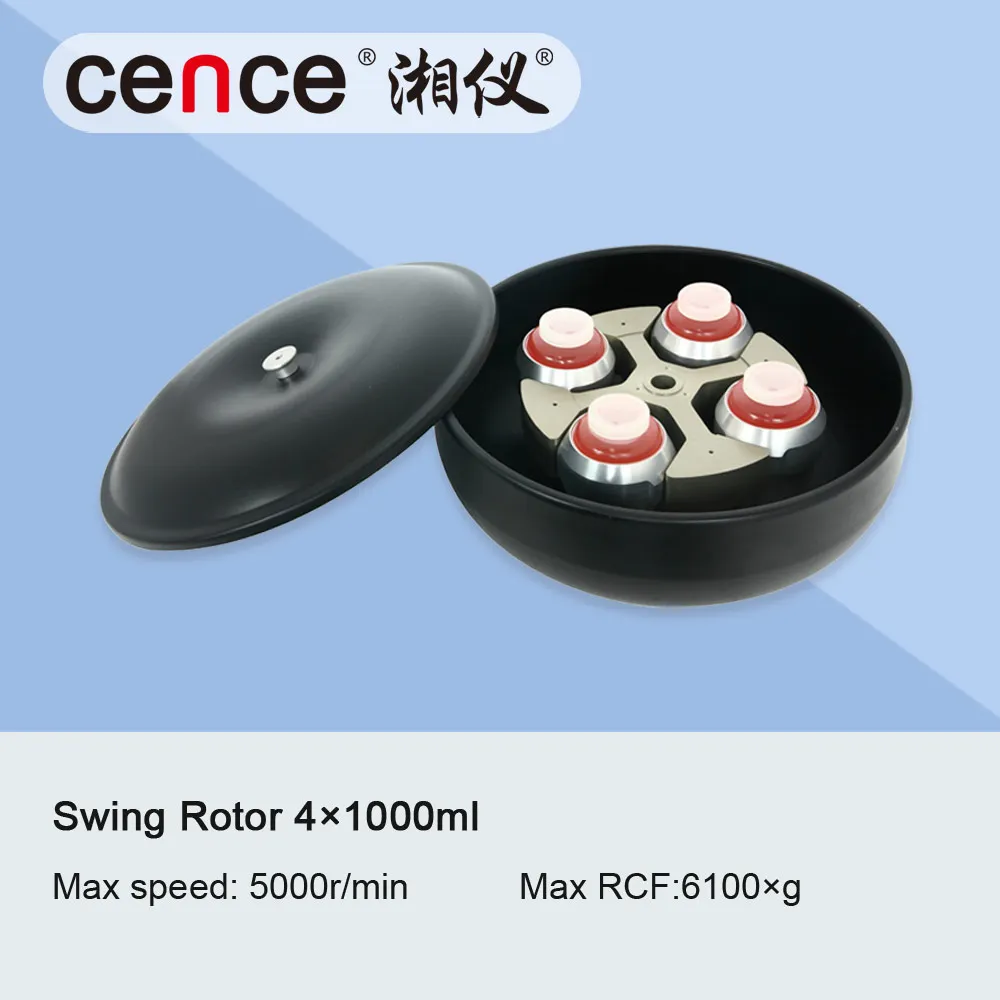 CL5R Centrifuge Machine with 4x1000ml swing horizontal rotor