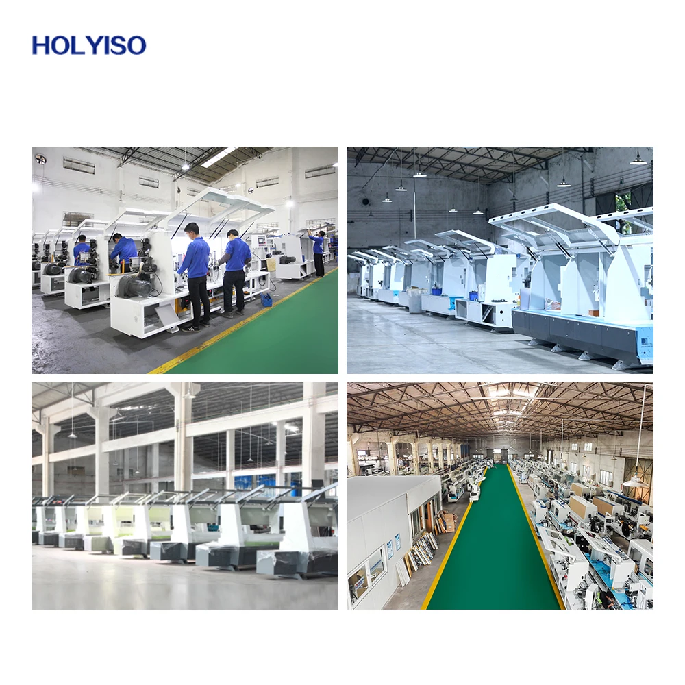 HOLYISO 610mm Width Wood Working Table Wood Thicknesser Planer Machine for Double Sided Thicknessing MB204H