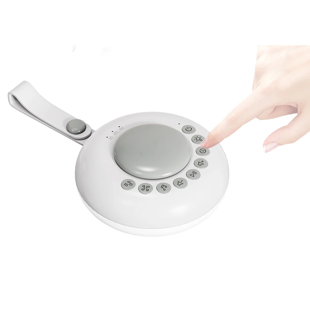 Профессиональная машина белого шума с несколькими режимами звука идеально подходит для успокоения ребенка