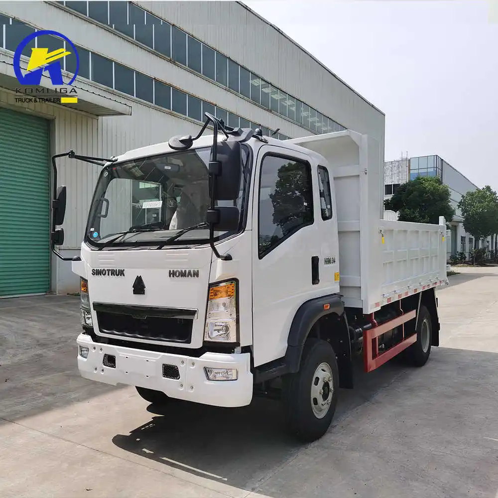 2025 Hot Sale Mini Light Duty Truck Price 4x2 4x2 HOWO Sinotruk 6 Wheel Dump Truck