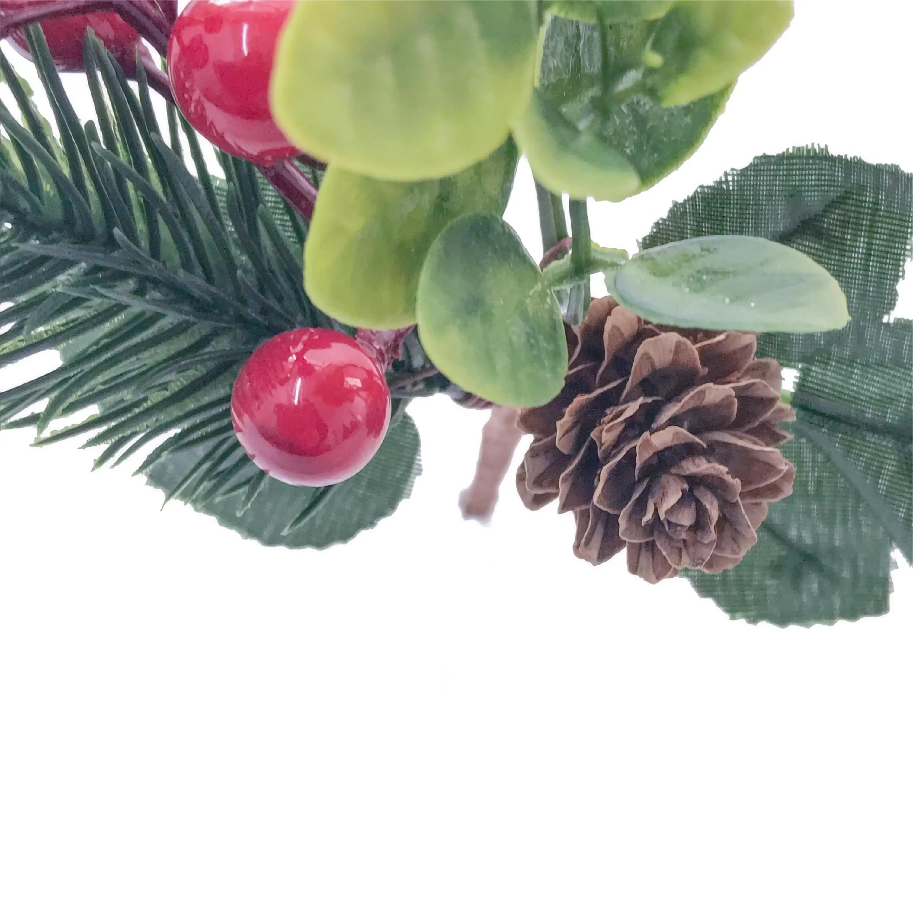 Artificial Christmas Holiday Pinecone Twig Christmas Decoration