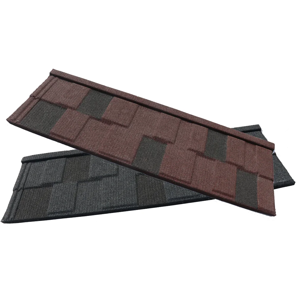 Low price Zhejiang manufacturer ceramic tiles roofing sheets  Galvanized Corrugated Stone Coated Metal Roof Tile